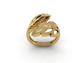 bague 206 or mode beauté diamant mariage bijou bijoux pendentif fiançailles platine imprimable engagement argent gemme fête 3d print model - Mito3D