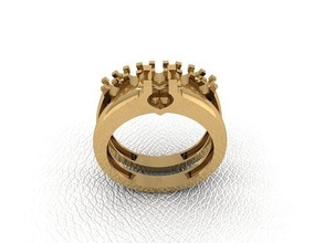 Ring 208 Gold Mode Schönheit Diamant Hochzeit Juwel Schmuck Anhänger Verlobungsring Ehe Platin druckbar Engagement Silber Feier Modering 3d print model - Mito3D
