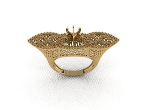 bague 212 or mode beauté diamant mariage bijou bijoux pendentif fiançailles platine imprimable engagement argent gemme fête 3d print model - Mito3D