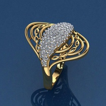 bague 21 bijoux or de l'anneau mariage gem l'engagement mode beauté en diamant joyau imprimable le d'argent engagem anneau fiançailles collier pendentif les anneaux 3d print model - Mito3D