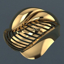 anello 2 oro gemma di fidanzamento la sterlina matrimonio gioielli gioiello moda e bellezza argento stampabile street brillante disco platino diamanti zaffiro brillant anelli 3d print model - Mito3D