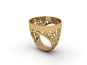 ring 217 gold mode schönheit diamant hochzeit juwel schmuck anhänger verlobungsring ehe platin druckbar engagement silber feier modering ringe 3d print model - Mito3D
