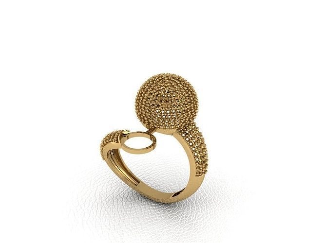 ring 218 gold fashion beauty diamond wedding jewel jewellery jewelry pendant engagementring marriage platinum printable engagement silver gem celebration rings 3D print model - Mito3D