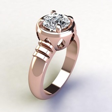 bague 224 bijou gemme mariage engagement diamant bijoux imprimable argent or vêtements brillant saphir mode beauté sterling anneaux 3d print model - Mito3D