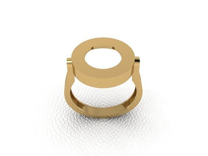bague 224 or mode beauté diamant mariage bijou bijoux pendentif fiançailles platine imprimable engagement argent gemme fête 3D print model - Mito3D