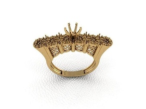 bague 226 or mode beauté diamant mariage bijou bijoux pendentif fiançailles platine imprimable engagement argent gemme fête 3d print model - Mito3D