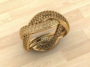 bague 22 or gem de l'engagement la livre sterling mariage bijoux joyau l'anneau mode beauté d'argent imprimable brillant en diamant fiançailles le saphir l'habillement ruby les anneaux 3d print model - Mito3D