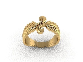 ring 227 gold mode schönheit diamant hochzeit juwel schmuck anhänger verlobungsring ehe platin druckbar engagement silber feier modering ringe 3d print model - Mito3D