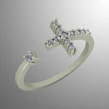anel 22 joalheria ouro moda argolas imprimível gema diamante beleza prata platina prototipagem Casamento noivado jóia safira joias precioso brilhando 3d print model - Mito3D