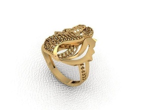 bague 230 or mode beauté diamant mariage bijou bijoux pendentif fiançailles platine imprimable engagement argent gemme fête 3d print model - Mito3D