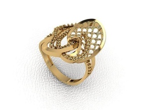 bague 231 or mode beauté diamant mariage bijou bijoux pendentif fiançailles platine imprimable engagement argent gemme fête 3d print model - Mito3D