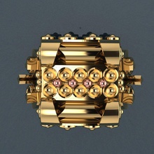 anillo de 23 la joyería oro imprimible plata gem boda el los anillos colgante collar joya diamante moda fashion ring y belleza cad 3d print model - Mito3D