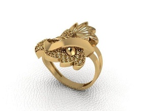 yüzük 236 altın moda güzellik elmas düğün mücevher takı angagem yüzükler 3d print model - Mito3D