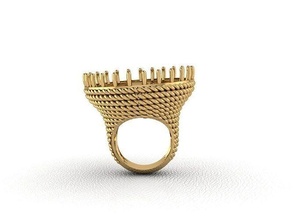 ring 239 gold fashion beauty diamond wedding jewel jewellery jewelry engagem rings 3d print model - Mito3D