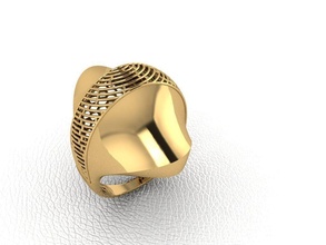 ring 24 gold fashion beauty diamond wedding jewel jewellery jewelry engagem rings 3d print model - Mito3D