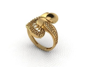 anel 24 ouro moda beleza diamante Casamento jóia jóias joalheria pingente noivado casamento platina imprimível prata gema celebração 3d print model - Mito3D