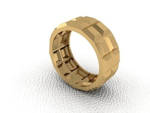 anel 243 ouro moda beleza diamante Casamento jóia jóias joalheria pingente noivado casamento platina imprimível prata gema 3d print model - Mito3D