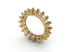 yüzük 258 altın moda güzellik elmas düğün mücevher takı kolye nişan yüzüğü evlilik platin yazdırılabilir gümüş 3d print model - Mito3D
