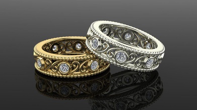 ring 25 jewelry gold printable jewelryring womanring fashionring newring 3dfile 3dmodel topseller topring rings topselling rhino matrix 3d print model - Mito3D