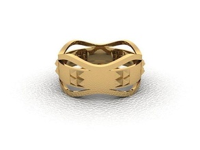 squillare 260 oro moda bellezza diamante nozze gioiello gioielleria engagement anelli 3d print model - Mito3D