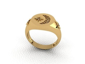 anel 261 ouro moda beleza diamante casamento jóia jóias joalheria pingente noivado platina imprimível prata gema celebração argolas 3d print model - Mito3D