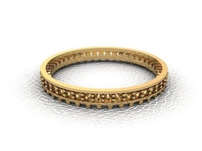 ring 263 gold fashion beauty diamond wedding jewel jewellery jewelry engagem rings 3d print model - Mito3D