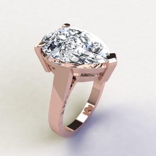 Ring 265 Juwel Hochzeit Engagement Diamant Schmuck druckbar Silber Gold Kleidung brillant Saphir Mode Schönheit Sterling Ringe 3d print model - Mito3D