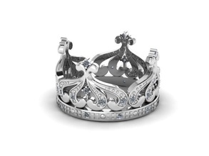 anillo 27 3d impresión oro plata dedo colgante pendiente pulsera mano cráneo araña collar auriculares boda compromiso runas joyería joya anillos 3d print model - Mito3D
