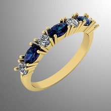 anneau de 27 bijoux précieux luxe or gem l'anneau d'argent joyau bague en diamant mode brillant 3d d'or les anneaux 3d print model - Mito3D