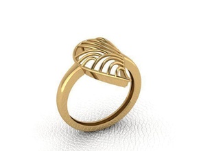bague 28 or mode beauté diamant mariage bijou bijoux engagem anneaux 3d print model - Mito3D
