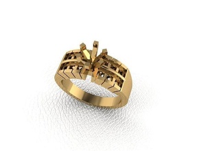 ring 28 gold fashion beauty diamond wedding jewel jewellery jewelry engagem rings 3d print model - Mito3D