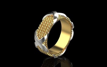 ring 301 rings diamond gold silver white wedding engagement luxury jewelry jewel printable shining gem brilliant 3d print model - Mito3D