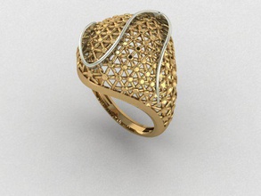 anel 3 jóias ouro da forma sterling printable moda beleza de diamante casamento o engajamento jóia solitaire bracelate noivado cad safira rhino anéis 3d print model - Mito3D
