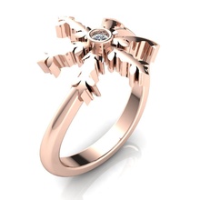 Ring 311 Juwel Hochzeit Engagement Diamant Schmuck druckbar Silber Gold Kleidung brillant Saphir Mode Schönheit Sterling Ringe 3d print model - Mito3D