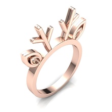 Ring 313 Juwel Hochzeit Engagement Diamant Schmuck druckbar Silber Gold Kleidung brillant Saphir Mode Schönheit Sterling Ringe 3d print model - Mito3D