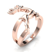 Ring 314 Juwel Hochzeit Engagement Diamant Schmuck druckbar Silber Gold Kleidung brillant Saphir Mode Schönheit Sterling Ringe 3d print model - Mito3D