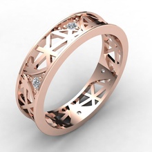 Ring 318 Juwel Hochzeit Engagement Diamant Schmuck druckbar Silber Gold Kleidung brillant Saphir Mode Schönheit Sterling Ringe 3d print model - Mito3D
