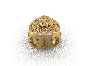 bague 318 or mode beauté diamant mariage bijou bijoux pendentif fiançailles platine imprimable engagement argent gemme fête 3d print model - Mito3D