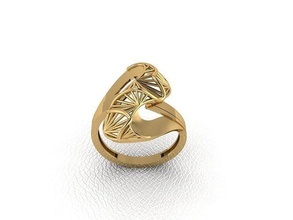 anel 322 ouro moda beleza diamante Casamento jóia jóias joalheria pingente noivado casamento platina imprimível prata gema celebração 3d print model - Mito3D