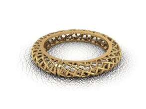 ring 324 gold mode schönheit diamant hochzeit juwel schmuck anhänger verlobungsring ehe platin druckbar engagement silber feier ringe 3d print model - Mito3D