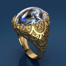 anello 32 gioielli oro gemma matrimonio di diamanti stampabile argento moda ciondolo lucente d'oro gioiello fidanzamento e bellezza la collana diamante cad anelli 3d print model - Mito3D