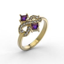 squillare 328 gioielleria gioiello gioielli joya jewel3d anelli anel anel3d anilo stampabile diamante moda oro engagement fidanzamento bellezza 3d print model - Mito3D