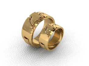 ring 33 gold fashion beauty diamond wedding jewel jewellery jewelry pendant engagementring marriage platinum printable engagement silver gem celebration rings 3d print model - Mito3D
