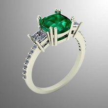 l'anneau 33 bijoux or de luxe shining l'engagement d'argent joyau bague en diamant anneau mode engagem fiançailles 3dring 3d 3djewelry 3djewel 3djewellery imprimable les anneaux 3d print model - Mito3D