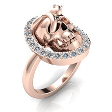 Ring 336 Juwel Hochzeit Engagement Diamant Schmuck druckbar Silber Gold Kleidung brillant Saphir Mode Schönheit Sterling Ringe 3d print model - Mito3D