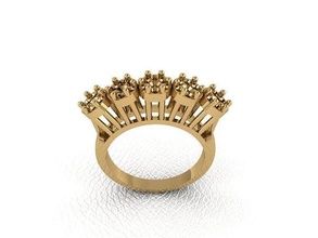 yüzük 341 altın moda güzellik elmas düğün mücevher takı kolye nişan yüzüğü evlilik platin yazdırılabilir gümüş kutlama 3d print model - Mito3D