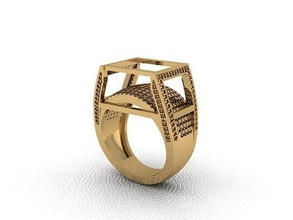 yüzük 343 altın moda güzellik elmas düğün mücevher takı kolye nişan yüzüğü evlilik platin yazdırılabilir gümüş kutlama 3d print model - Mito3D