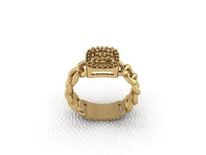 anillo 349 oro Moda belleza diamante Boda joya joyería colgante pendiente compromiso matrimonio platino imprimible plata celebracion 3d print model - Mito3D