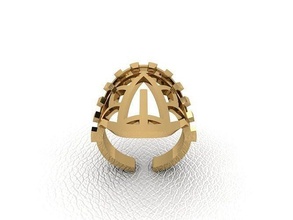 Ring 350 Gold Mode Schönheit Diamant Hochzeit Juwel Schmuck Anhänger Verlobungsring Ehe Platin druckbar Engagement Silber Feier 3d print model - Mito3D