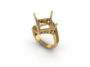 ring 36 gold fashion beauty diamond wedding jewel jewellery jewelry engagem rings 3d print model - Mito3D
